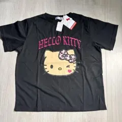 Hello Kitty 半袖 Tシャツ ブラック M-L 新品未使用