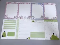 キャラクターイラスト メモ帳8冊セット　まとめ売り　お得