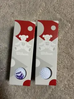 Wilson ゴルフボール テディベア 2箱セット