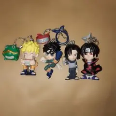 NARUTO フィギュアキーホルダー 4種セットサスケ・イタチ・我愛羅・カカシ NARUTO フィギュアキーホルダー 4種セットサスケ・イタチ・我愛羅