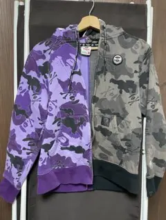 AAPE BY A BATHING APE カモ柄 ジップパーカー