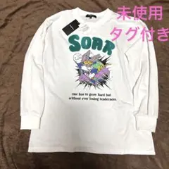 未使用♡Doublefocus SOAR バニー　プリント M ホワイト　ロンT