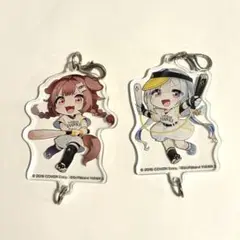 ホロライブ×パ・リーグ アクリルキーホルダー 戌神ころね 天音かなた