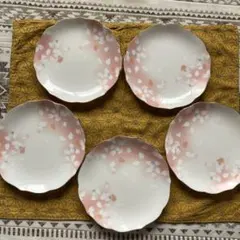 宇野千代　小皿　取り皿　14.7㎝　５皿セット
