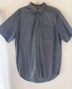 Eddie Bauer 半袖シャツ ブルー M