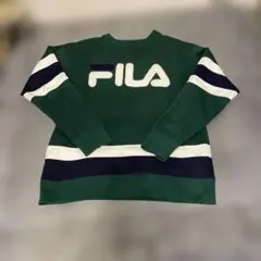 FILA 緑　トレーナー