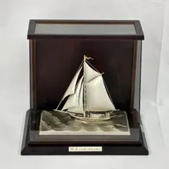 銀製 ヨット TAKEHIKO 武比古 伝統工芸 硝子ケース付き 関工芸 置物 オブジェ SILVER PLATED 帆船 苫小牧西店 1,000,000円〜 - TAKEHIKO - 武比古 - 日本の伝統工芸・関工芸株式会社