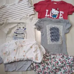 女の子110まとめtシャツ短パン