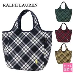 Ralph Lauren 保温保温チェック柄ハンドバッグ