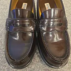 HARUTA ダークブラウン ローファー24cmEEE