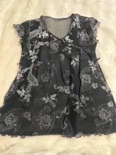 フェアリーグランジ y2k 平成ギャル 森ガール 姫ギャル 花柄半袖チュニック