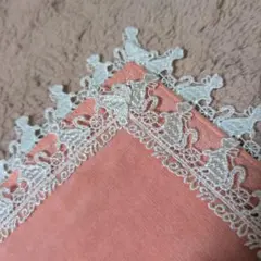 近沢レース ネコ 猫 ピンク シーズンタオルハンカチ