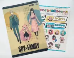 SPY×FAMILY ミニクリアファイル　シール付き