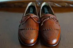 未使用　LOBB`S　LANE CRAWFORD　別注　キルト 箱付き　茶色のサムネイル