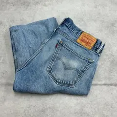 古*迎様 リーバイス　505　グランジ　雰囲気抜群　デニムパンツ　古着　水色　青