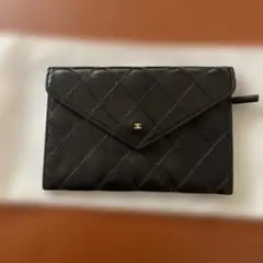CHANEL マトラッセ カードケース ブラックのサムネイル
