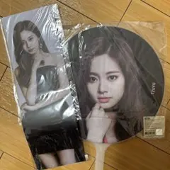 TWICE Jihyo うちわ ボーリングシャツ Mサイズ セット - メルカリ