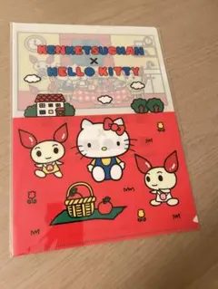 即購入可‼︎未開封‼︎けんけつちゃん × ハローキティ クリアファイルのサムネイル