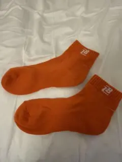 オレンジ色 バスケットボールソックス 22-25cm