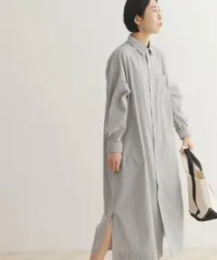 FORK＆SPOON ストライプ シャツワンピース アーバンリサーチ