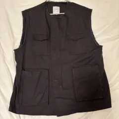 LEPSIM ミリタリーベスト ブラック