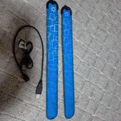 ウオーキング、ランニングLEDライト青✕2