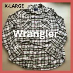 wrangler ネルシャツ