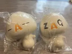 【新品】ZAQ ストレスリリーサー スクイーズ マスコット 2個セット ホワイト