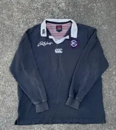 90s CANTERBURY 長袖ポロシャツ ラガーシャツ 平成ギャルのサムネイル