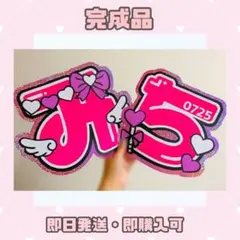 【限定価格】なにわ男子 道枝駿佑 うちわ文字 文字パネル 団扇 応援 名前