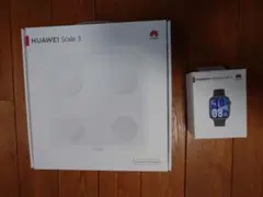 ［新品］HUAWEI WATCH FIT 4 ブラック 本体 + 体重計セット