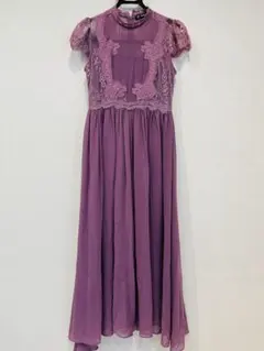 パープル ドレス