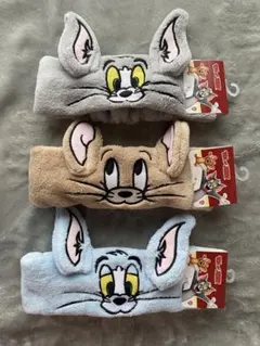 トムとジェリー 耳付きヘアバンド 3点セット 新品未使用