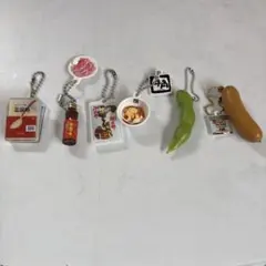 ミニチュア食品キーホルダーセット