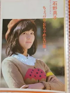 石野真子 雑誌　切り抜きのサムネイル