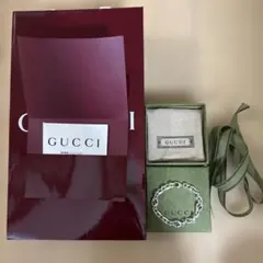 GUCCI インターロッキングG シルバー ブレスレット　17cmのサムネイル