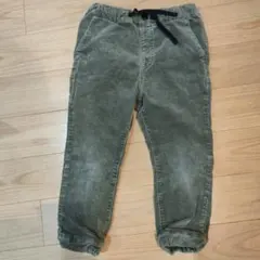 カーキ コーデュロイ 長ズボン キッズM（100〜110相当）