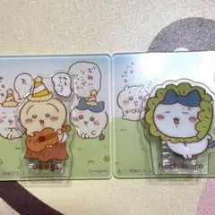 ちいかわアクリルシーンクリップ　ちいかわ ハチワレ うさぎ