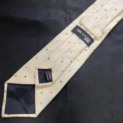 COMME CA DU MODE MEN ネクタイ ドット柄 ベージュ