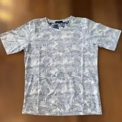 値下げ美品COMME CA ISM 葉柄プリント Tシャツ M