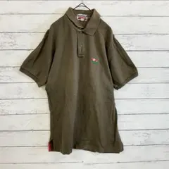 TABASCO ポロシャツ メンズ Mサイズ カーキ オーバーサイズ✨半袖 夏