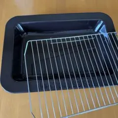 美品 TOSHIBA 石窯ドーム オーブンレンジ用 深皿 焼き網 セット 純正のサムネイル
