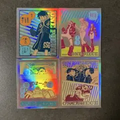 ONE PIECE オーロラステッカー　ルフィ　ナミ　チョッパー　まとめ売り