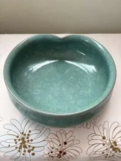 青磁 稜花型 深鉢 菓子鉢