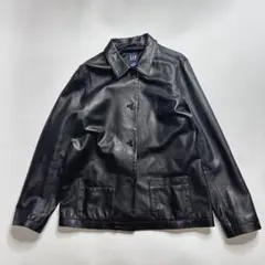 美品 オールドギャップ レザージャケット ブルゾン Lサイズ ブラック