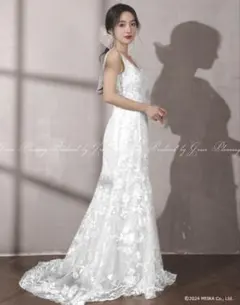 【あきさん専用】グレースシトラス　マーメイドドレス　ウェディングドレス グレースシトラス マーメイド ウエディングドレス XS(6号〜7号