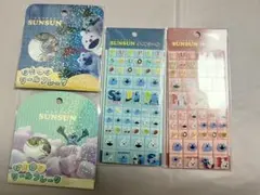 【新品・未開封】パペットスンスン　おはじきシールフレーク　タイルシール　セット