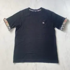 BURBERRY LONDON　バーバリー　Tシャツ　ブラック　ノバチェック　黒のサムネイル