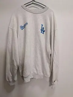 フリークスストア Los AngelesDodgers グレー スウェット 刺繍