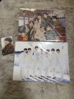 なにわ男子Special Kissクリアファイル、トレカ